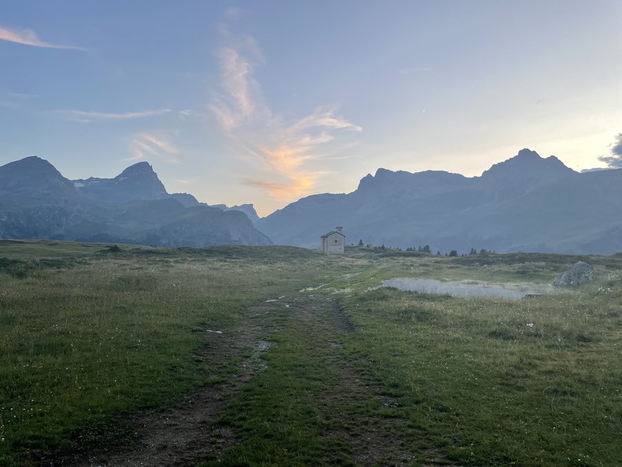 In Alp Flix near Berghaus Piz Platta