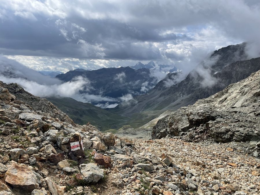 Above Julier Pass